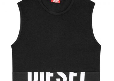 DIESEL γυναικείο tank top ADA-D-POP Tank – Μαύρο-S26A176610HMAU-BLACK - DIESEL - 