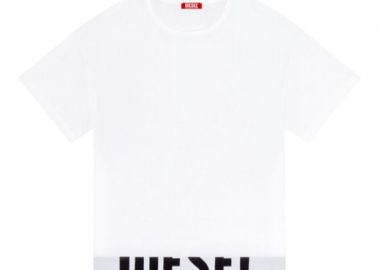 DIESEL Γυναικείο UFTEE-SPORT-CROPPED-T-SHIRT - WHITE-S26A145930HMAU-WHITE - DIESEL - 