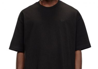 DIESEL T-Shirt T-BOGGY-MEGOVAL-D T-SHIRT - ΜΑΥΡΟ-W26A113020HGAM-BLACK - DIESEL - 