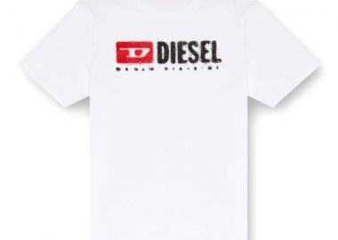 DIESEL T-Shirts T-ADJUST-K14 - Λευκό-A15025-0GRAI-100-WHITE - DIESEL - 