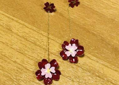 Διπλά Σκουλαρίκια 'Flowers' -  - 