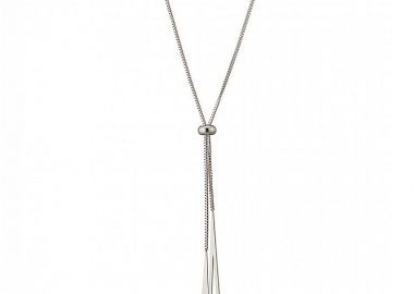 Διπλό Κολίε Από Ατσάλι AS13824 - AMOR AMOR - 