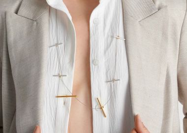 Διπλό κολιέ με γεωμετρικά σχέδια - 5206179132985 -  - 