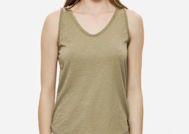 Dirty Laundry Γυναικεία Αμάνικη Μπλούζα με V λαιμόκοψη DLWT000126 Πούρου - Dirty Laundry - 