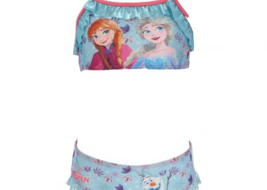 Disney Frozen Frolic Παιδικό μαγιό μπικίνι Σιέλ Σιέλ - Disney Frozen - 