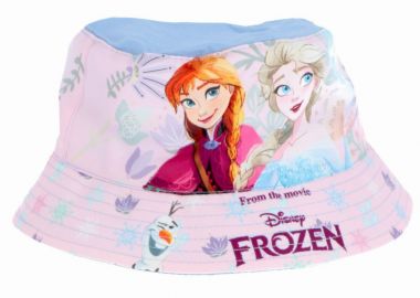 Disney Frozen Sisters of Snow Παιδικά Καπέλα Τύπου Bucket Υφασμάτινο Ροζ - Disney Frozen - 