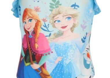 Disney Frozen Sisters Παιδικό μαγιό ολόσωμο Σιέλ - Disney Frozen - 