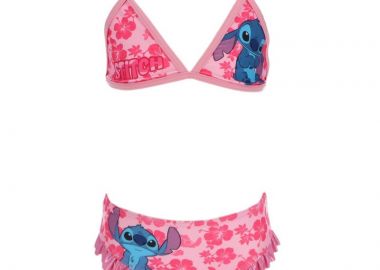 Disney Lilo and Stitch Hibiscus Παιδικό μαγιό μπικίνι Ροζ - Disney Lilo and Stitch - 