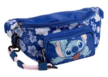 Disney Lilo and Stitch Τσαντάκι Μέσης Μπλε 25x11 cm Μπλε - Disney Lilo and Stitch - 