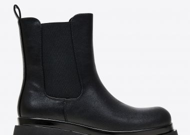 Δίσολα μποτάκια με λάστιχο - Μαύρο - Issue - 