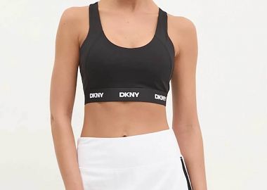 DKNY γυναικείο αθλητικό μπουστάκι με λογότυπο - DP5T1184 Μαύρο - DKNY - 