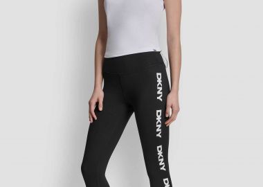 DKNY γυναικείο κολάν με λογότυπο στο πλάι - DP6P3813 Μαύρο - DKNY - 