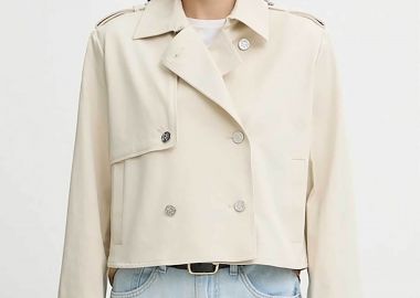 DKNY γυναικείο κοντό καπαρτινάκι - P5KJTD40 Μπεζ - DKNY - 