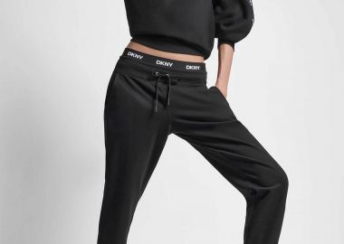 DKNY γυναικείο παντελόνι φόρμας - DP6P3857 Μαύρο - DKNY - 