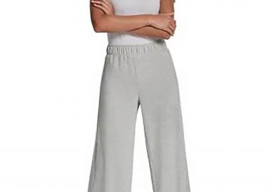 DKNY γυναικείο παντελόνι φόρμας μονόχρωμο - DJ6P3115 Γκρι - DKNY - 
