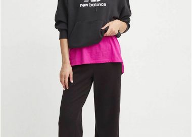 DKNY γυναικείο ψηλόμεσο παντελόνι φόρμας με κεντητό λογότυπο - DP4P3473 Μαύρο - DKNY - 