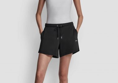 DKNY γυναικείο σορτς με logo - DP6S5292 Μαύρο - DKNY - 