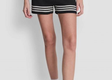 DKNY γυναικείο σορτς ριγέ - DJ6R0130 Μαύρο - DKNY - 