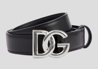 DOLCE&GABBANA Ανδρικό DG Leather Belt - DOLCE&GABBANA - 