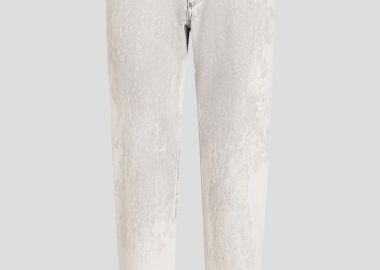 DOLCE&GABBANA Ανδρικό Γκρι Slim-Fit Jeans - DOLCE&GABBANA - 