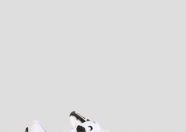 DOLCE&GABBANA Ανδρικό Λευκό Airmaster Panelled Sneakers - DOLCE&GABBANA - 