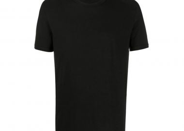 DOLCE&GABBANA Ανδρικό Μαύρο DG Black Crew Neck T-shirt - DOLCE&GABBANA - 