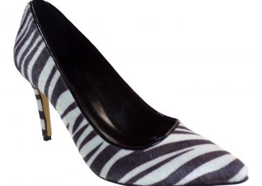 Dominique Shoes Γυναικεία Παπούτσια Γόβες 81001 Ζέβρα - Alessandra Paggioti - 