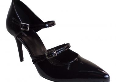 Dominique Shoes Γυναικεία Παπούτσια Γόβες 81351 Μαύρο Λουστρίνι - Dominique Shoes - 