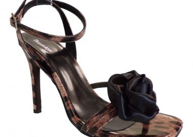 Dominique Shoes Γυναικεία Παπούτσια Πέδιλα 46475 Μαύρο Λουστρίνι - Dominique Shoes - 