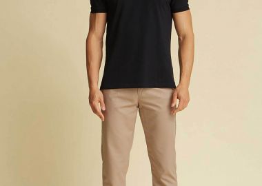 DORS ανδρικό παντελόνι chino μονόχρωμο - 2038012.C01 Μπεζ - DORS - 