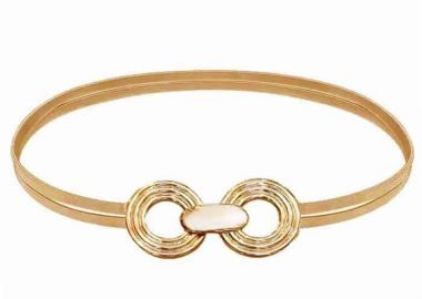 double elastic ζώνη Melody gold - PerfectDress.gr - 