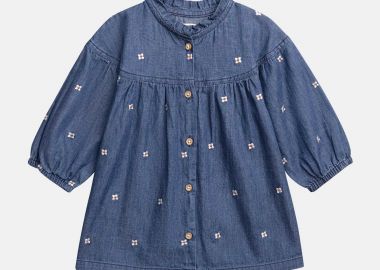 DPAM βρεφικό denim φόρεμα για κορίτσια 