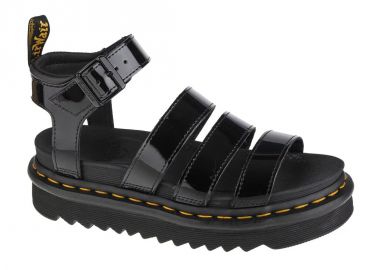 Dr. Martens Blaire Δερμάτινα Γυναικεία Σανδάλια Flatforms σε Μαύρο Χρώμα 24192001 - Dr. Martens - 