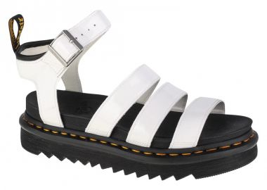 Dr. Martens Blaire Δερμάτινα Γυναικεία Σανδάλια με Λουράκι Flatforms σε Λευκό Χρώμα 27304100 - Dr. Martens - 