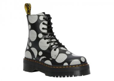 Dr. Martens Jadon Polka Dot Smooth Γυναικεία Αρβυλάκια με Μεσαίο Τακούνι 26882009 - Dr. Martens - 