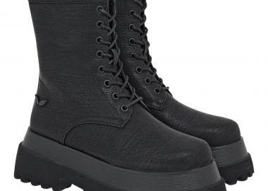 DRAGON & BLAZE Γυναικεία Μποτάκια Αρβυλάκια 54R-205 Μαύρο V354R2053001 - DRAGON & BLAZE - 