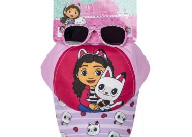 DREAMWORKS ΠΑΙΔΙΚΟ ΣΕΤ ΚΑΠΕΛΟ ΓΥΑΛΙΑ GABBY'S DOLLHOUSE 1776 - ροζ ΡΟΖ - DREAMWORKS - 