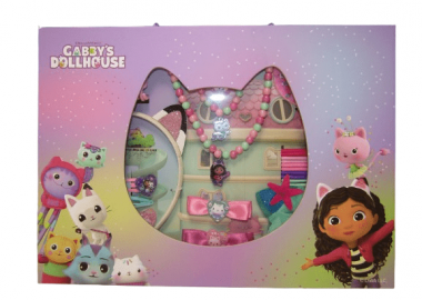 DREAMWORKS ΠΑΙΔΙΚΟ ΣΕΤ ΣΤΕΚΑ ΚΟΣΜΗΜΑΤΑ GABBY'S DOLLHOUSE 2001 – λευκό - DREAMWORKS - 