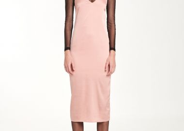 Dress In Pink Satin - Cutcuutur - 