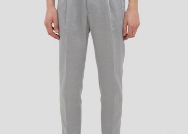 DRYKORN Ανδρικό Γκρι Casual Trousers With Pleats - DRYKORN - 