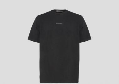 DSQUARED2 Ανδρικό Μαύρο Regular Fit T-Shirt - DSQUARED2 - 