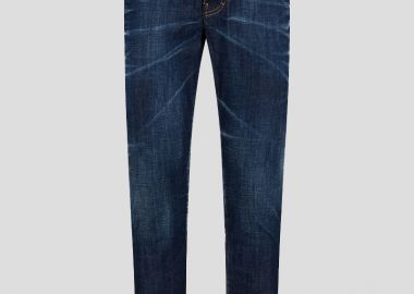 DSQUARED2 Ανδρικό Μπλε Dark Clean Wash Skater Jeans - DSQUARED2 - 
