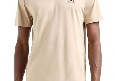 EA7 ανδρικό T-Shirt με λογότυπο - 8NPT25PJVPZ Μπεζ - EA7 - 