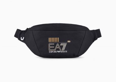 EA7 unisex τσαντάκι μέσης με λογότυπο - 245079CC940 Μαύρο - EA7 - 