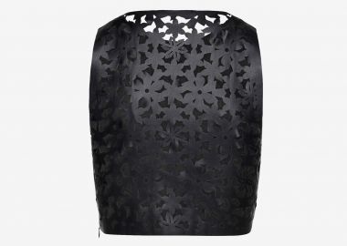 Eco-Leather Cropped Tank Top - Cutcuutur - 