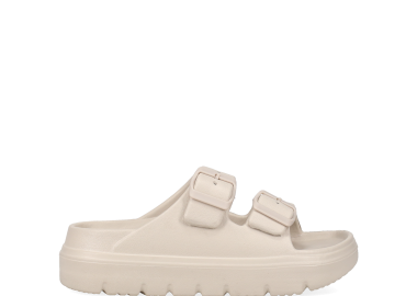 Εκρού chunky slide σαγιονάρα - MIGATO SUNDAY HABITS - 