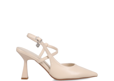 Εκρού εξώφτερνη γόβα - MIGATO - 