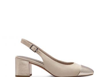 Εκρού εξώφτερνη γόβα - MARCO TOZZI - 