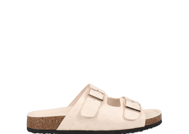 Εκρού footbed σανδάλι - LAURA BIAGIOTTI - 