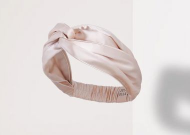 Εκρού μεταξωτή κορδελα μαλλιών - JUST SILK - 